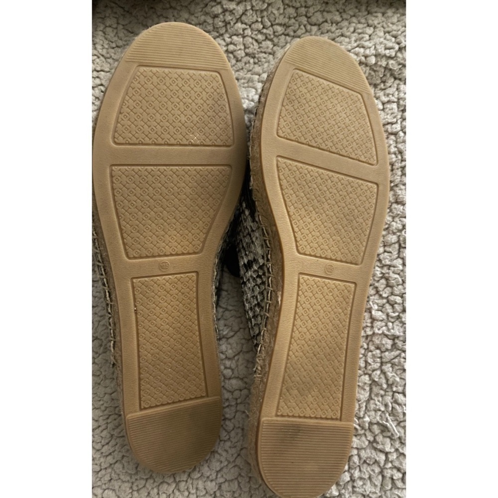 Tory Burch | Leather Max Snake-Print Espadrille Mule Size 10.5 - EUC - Picture 7 of 8
